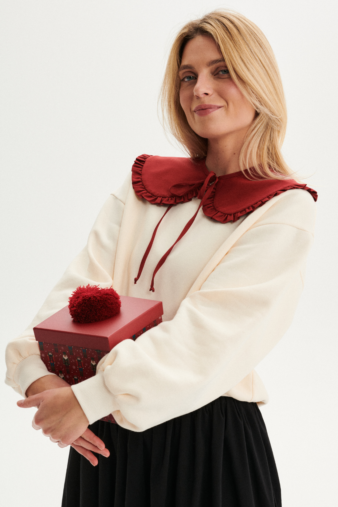 ECRU COLLETTO SWEATSHIRT