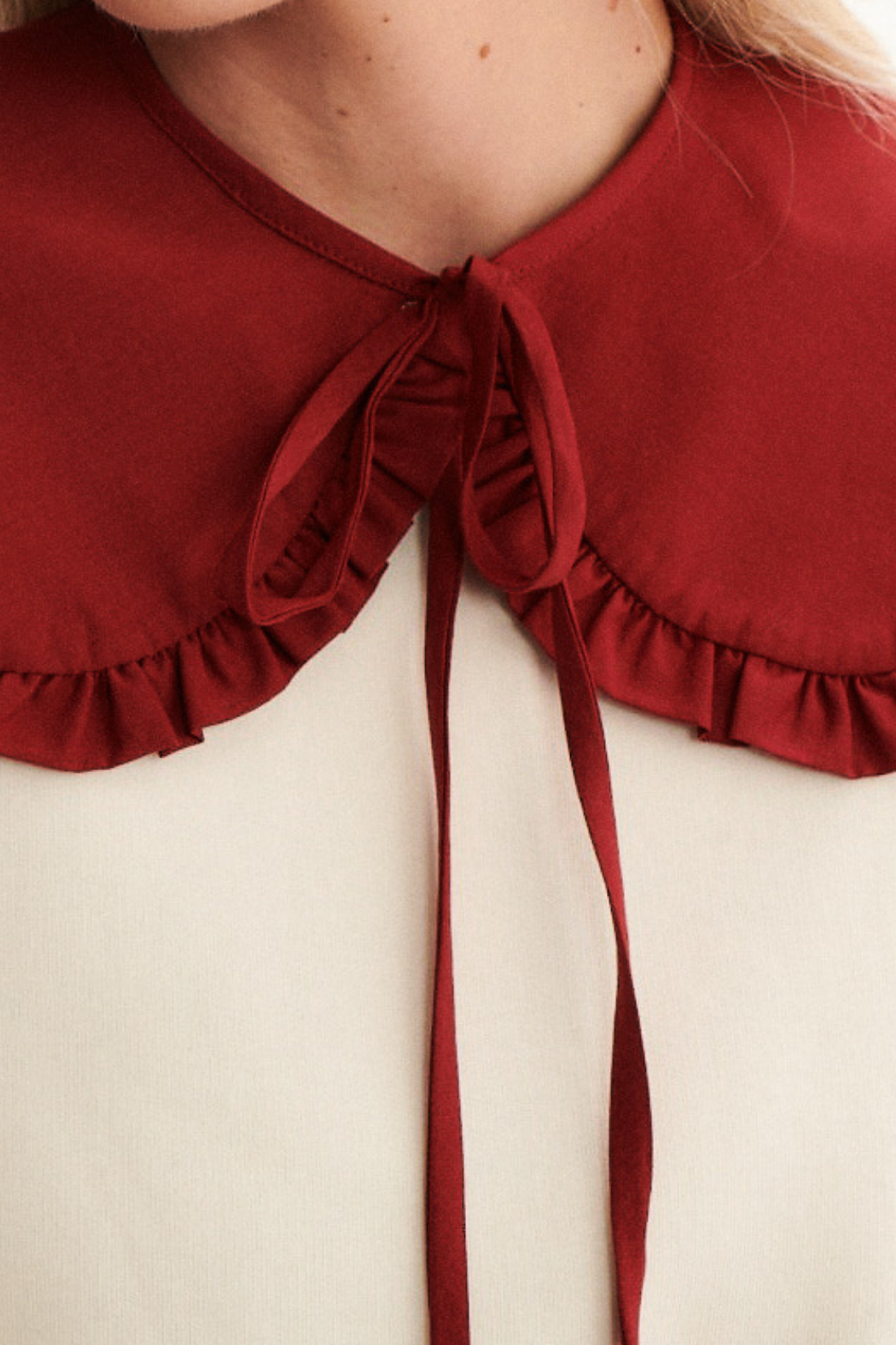 ECRU COLLETTO SWEATSHIRT