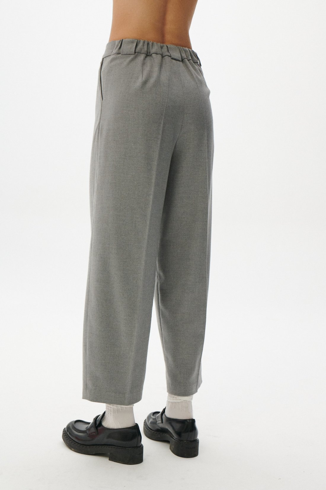 SPODNIE SELVAGGIA SZARY MELANŻ