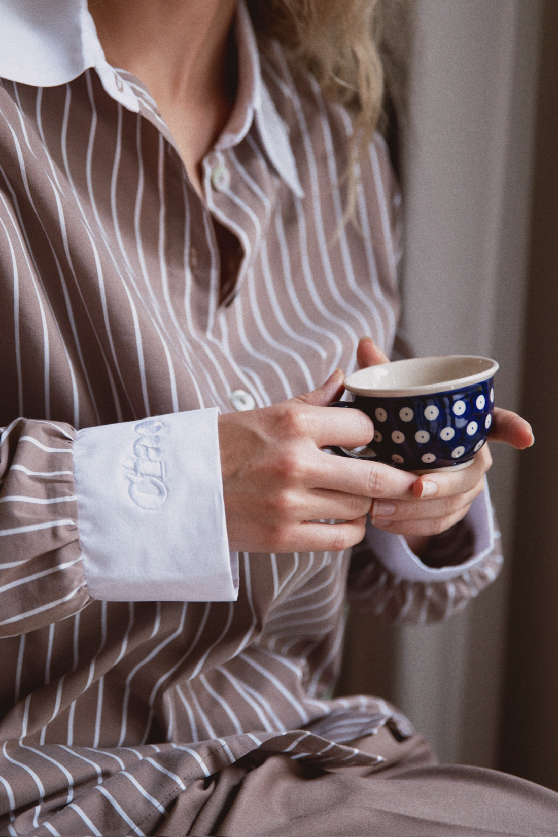HAZE STRIPED MOKKA SHIRT