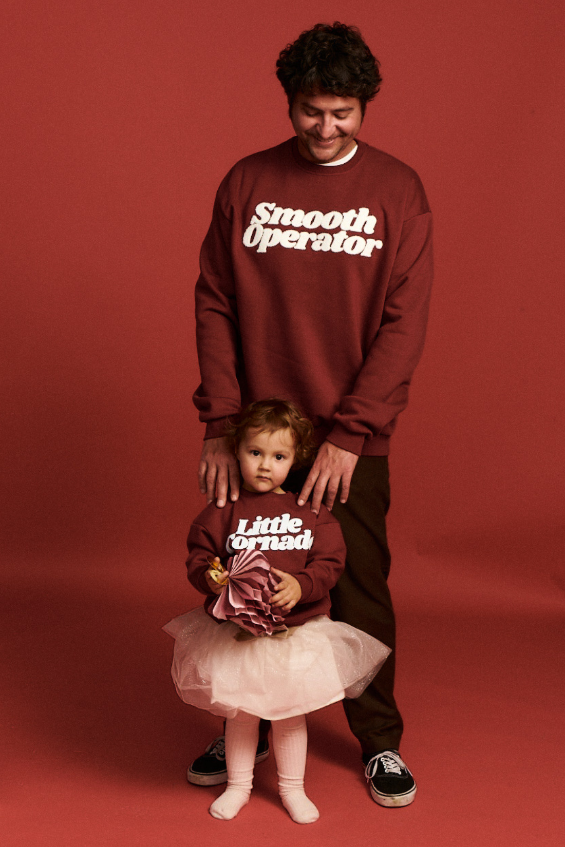 SMOOTH BURGUNDY SWEATSHIRT