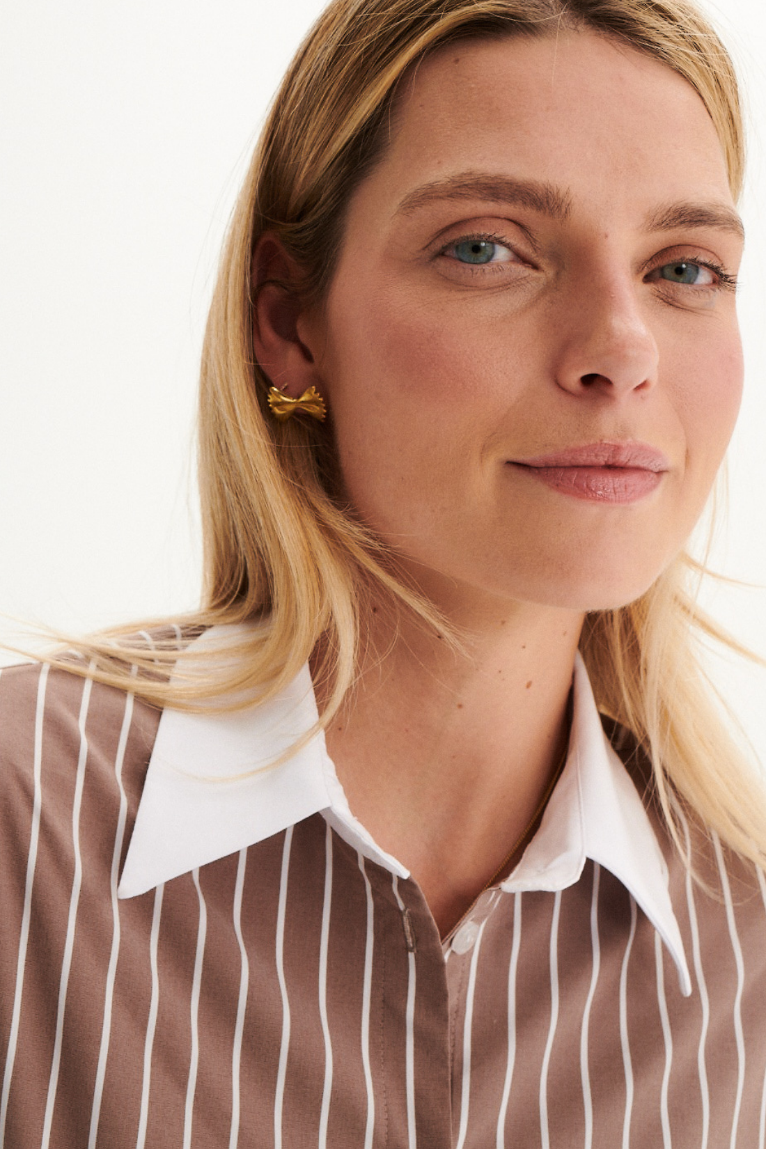 HAZE STRIPED MOKKA SHIRT