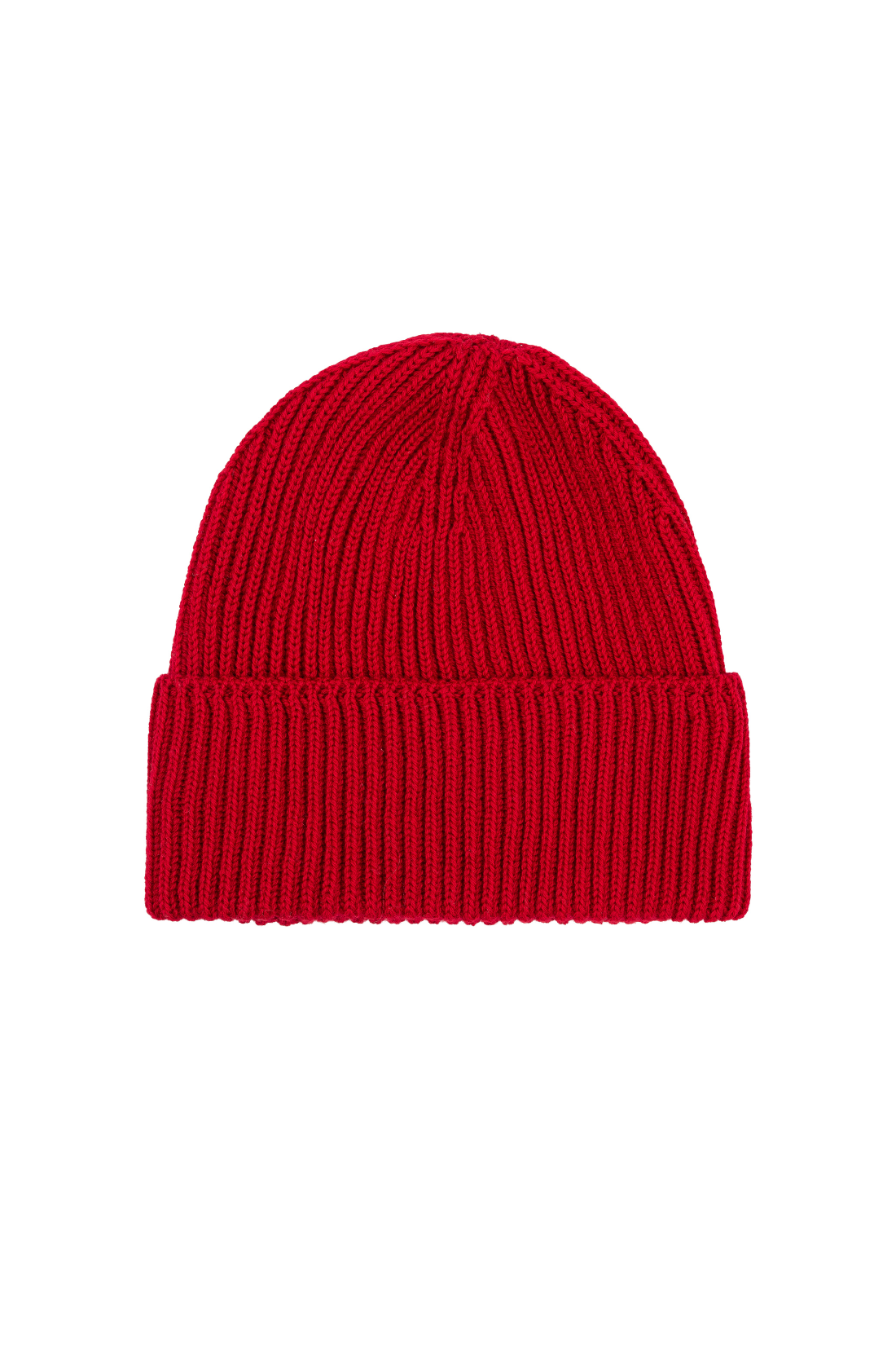 MERINO RED BEANIE