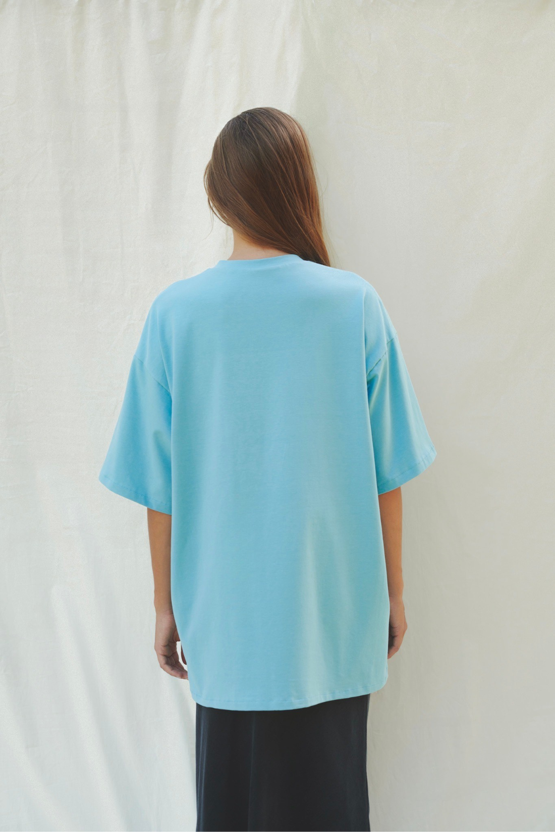 NO DRAMA MAMA BLUE T-SHIRT
