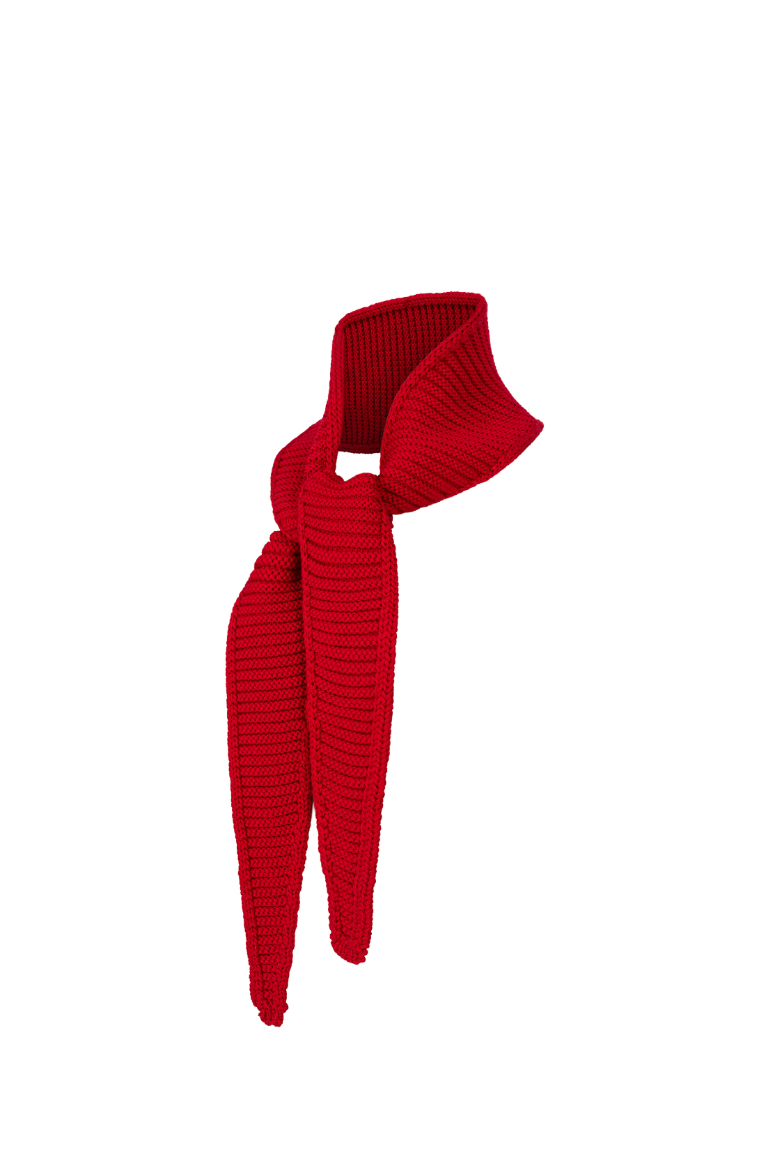 NODO RED WOOL SCARF