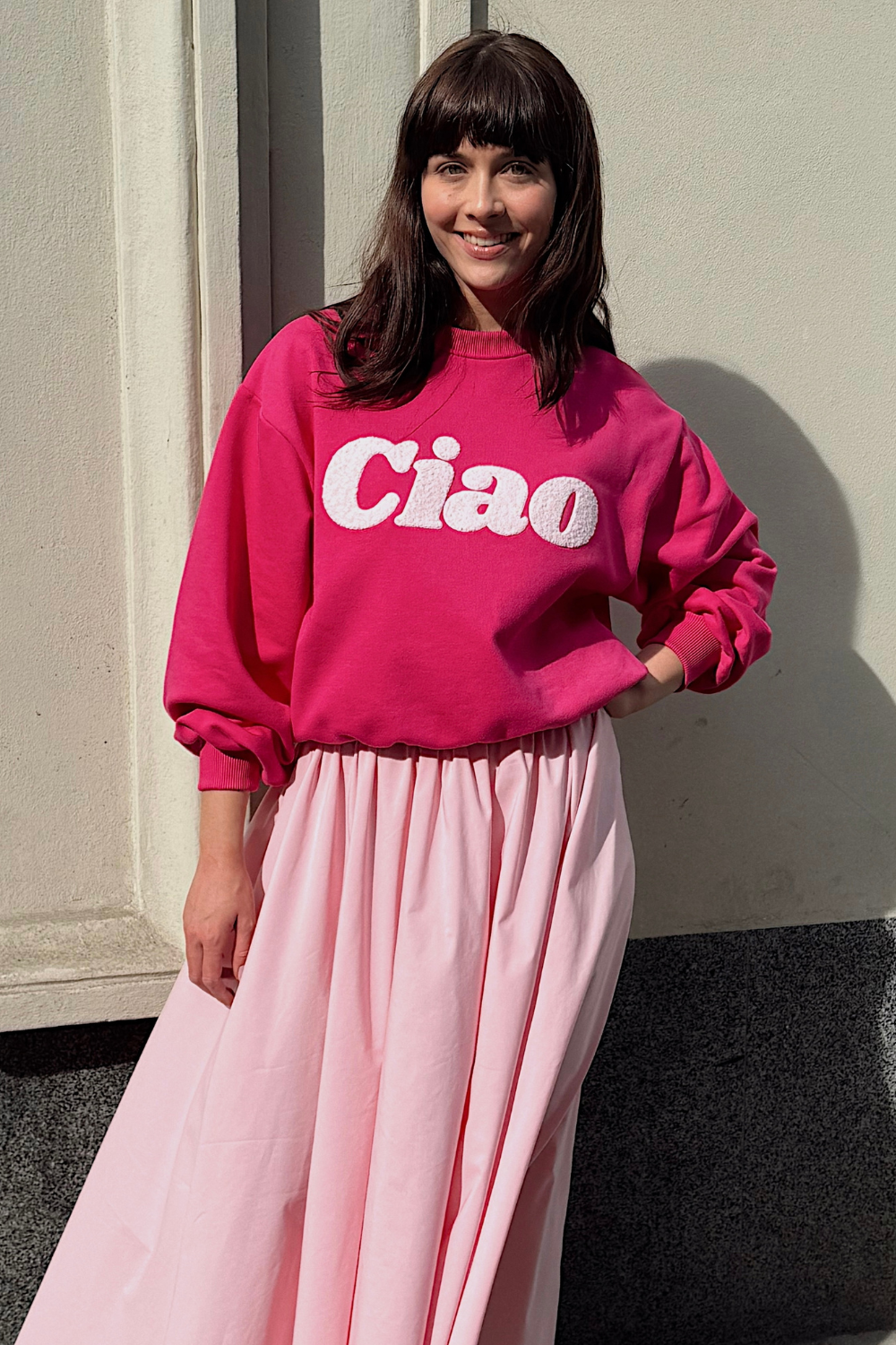 CIAO VACANZA SUMMER PINK SWEATSHIRT