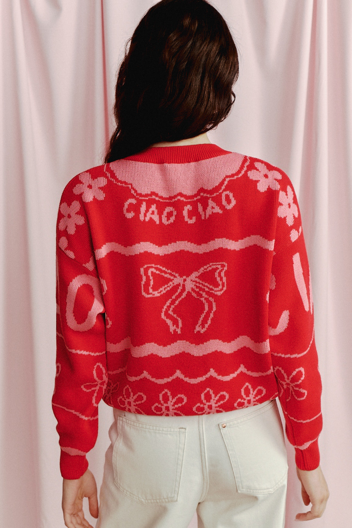 CIAO RED SWEATER