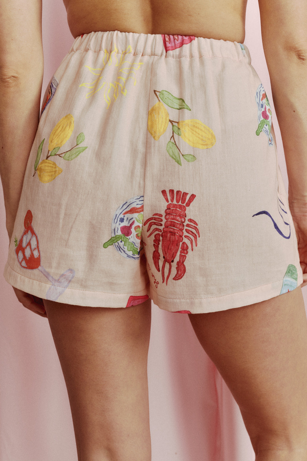 MARE CREAM SHORTS