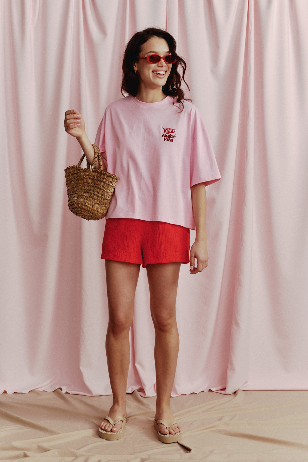 PLAYA RED SHORTS
