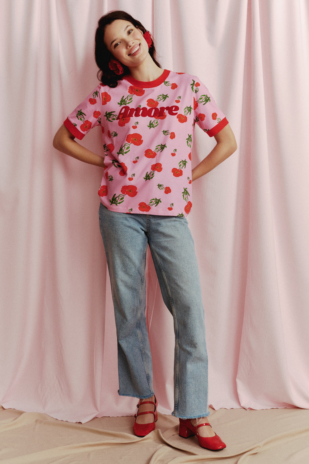 AMORE POPPY T-SHIRT