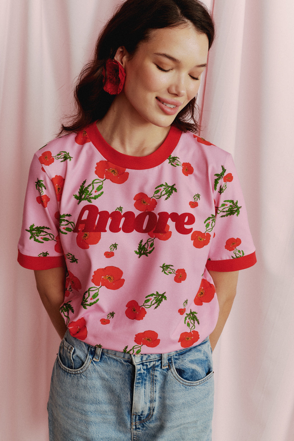 AMORE POPPY T-SHIRT