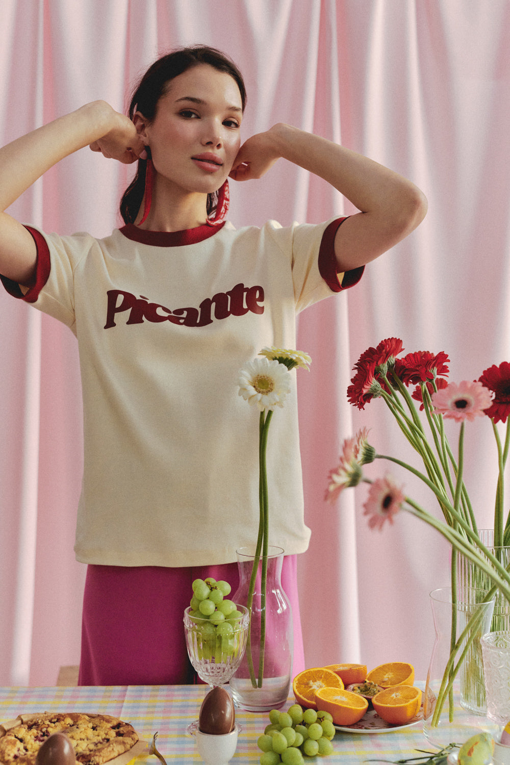 PICANTE CREAM T-SHIRT