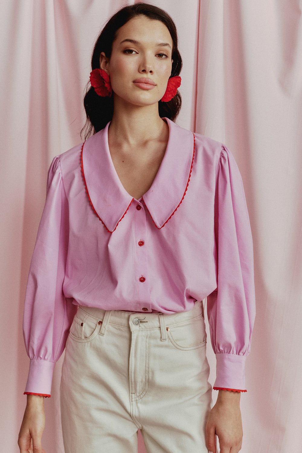 PETITE PINK SHIRT