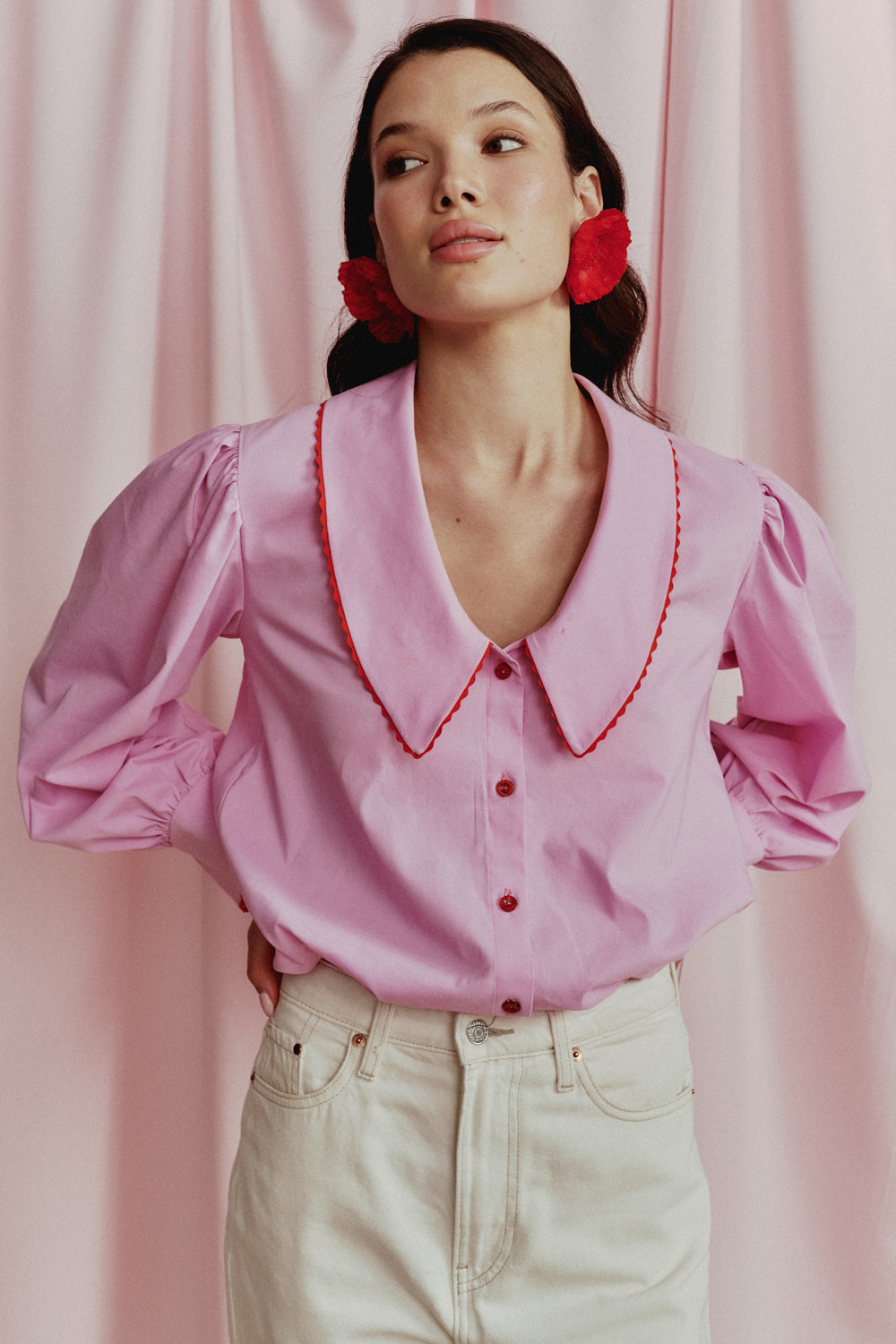 PETITE PINK SHIRT