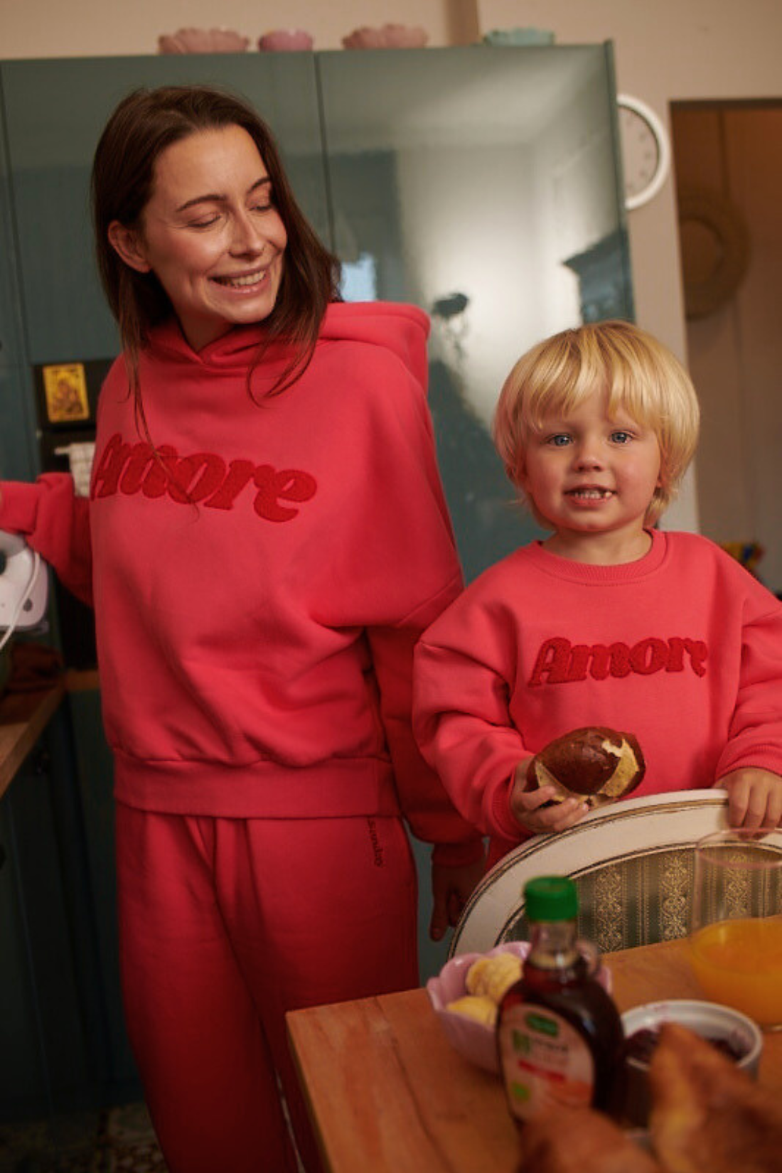 AMORE RED SWEATSHIRT MINI