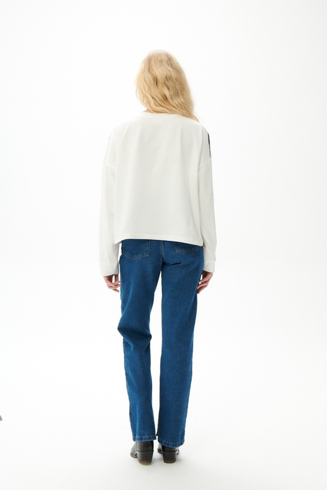 LONGSLEEVE COWGIRL BIAŁY