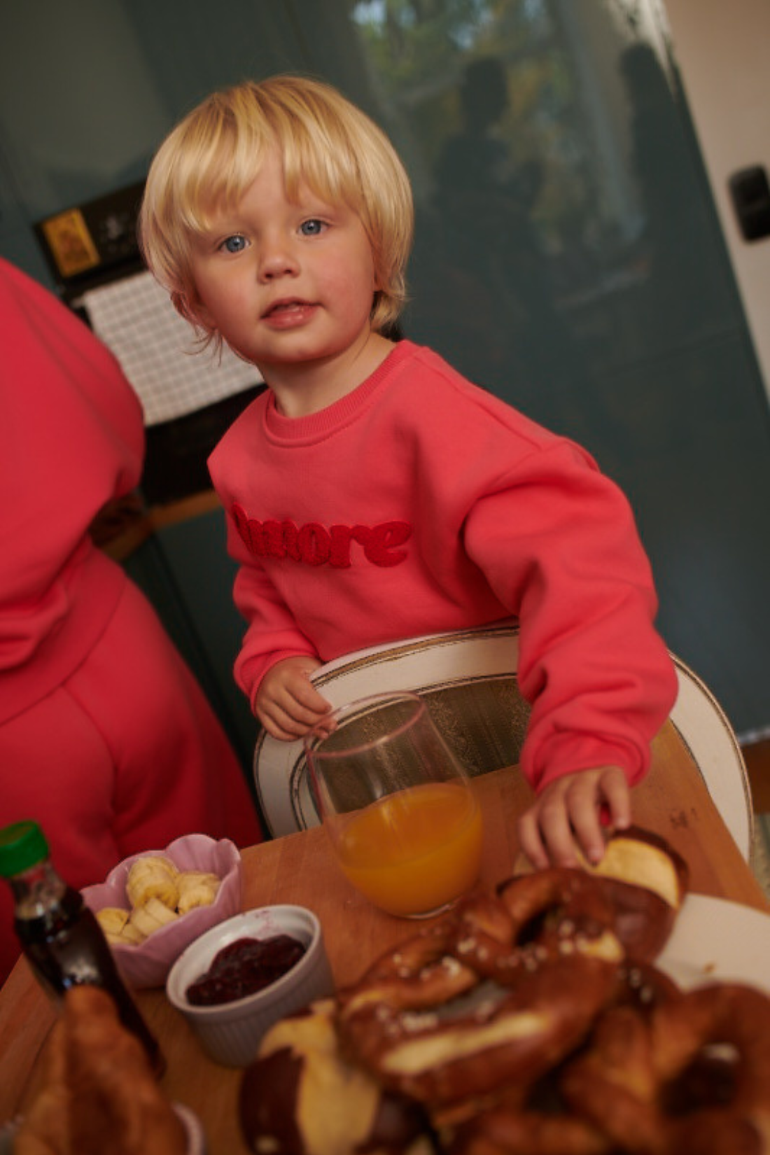 AMORE RED SWEATSHIRT MINI
