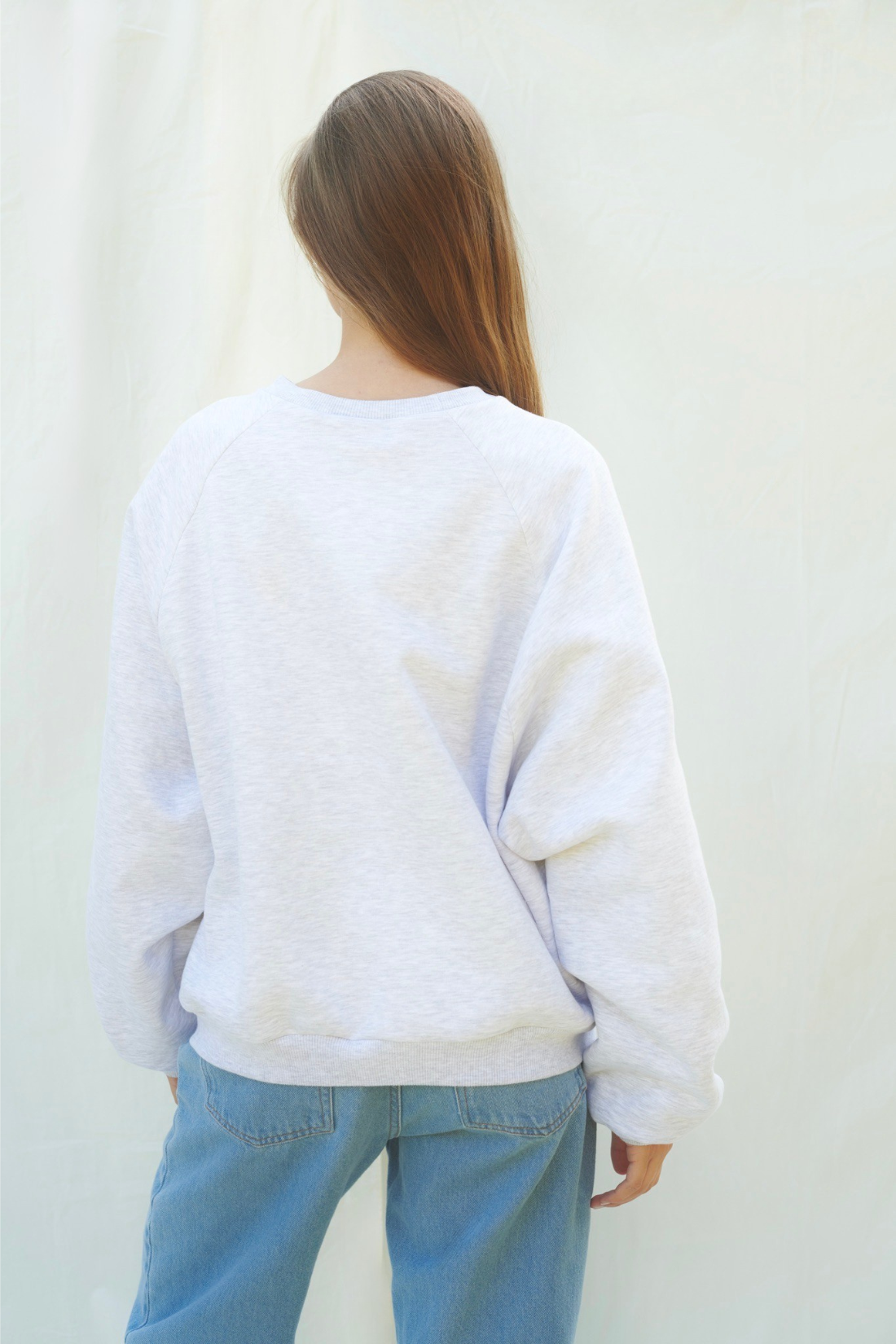 CIAO GREY MELANGE SWEATSHIRT