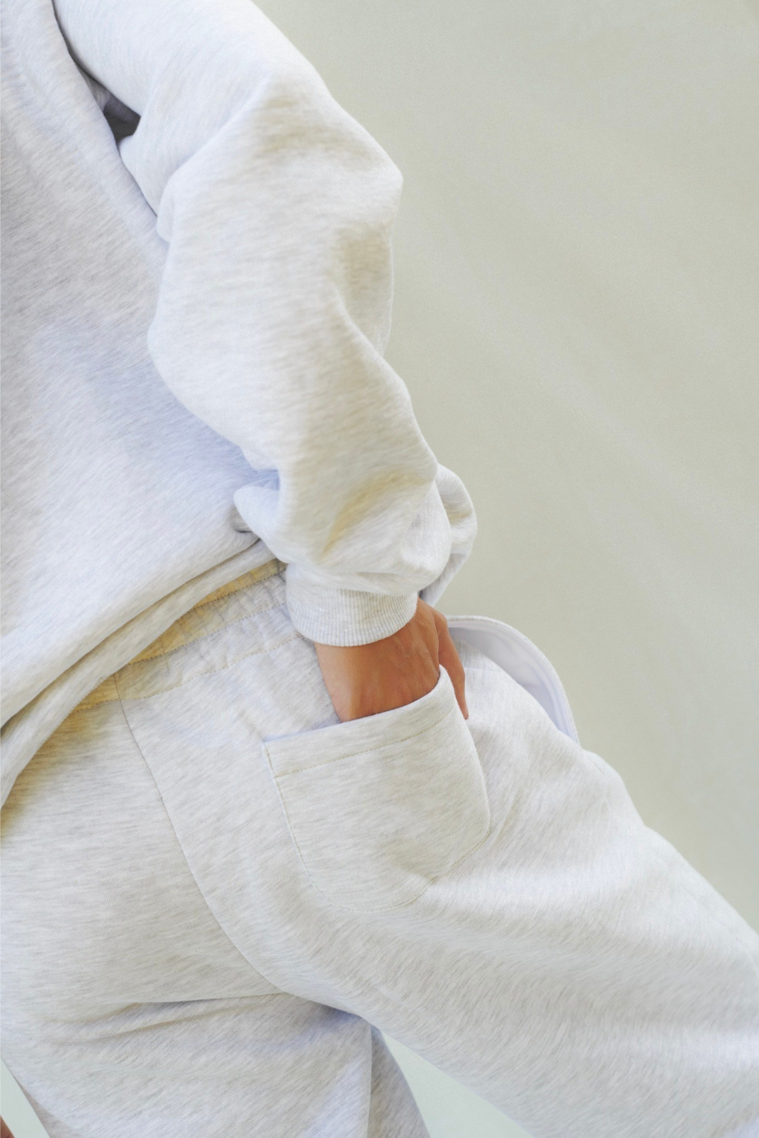 SIS GREY MELANGE SWEATPANTS