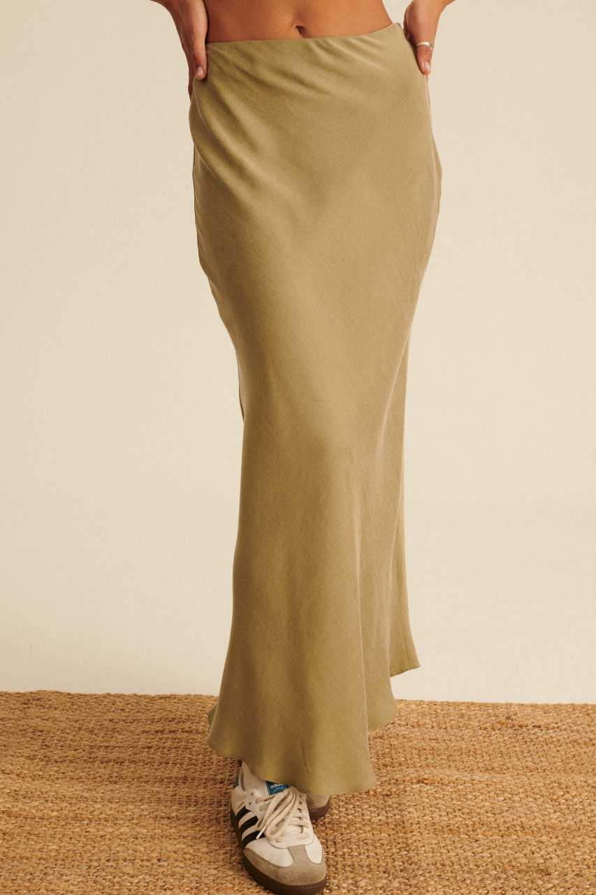 TOSKANIA KHAKI SKIRT