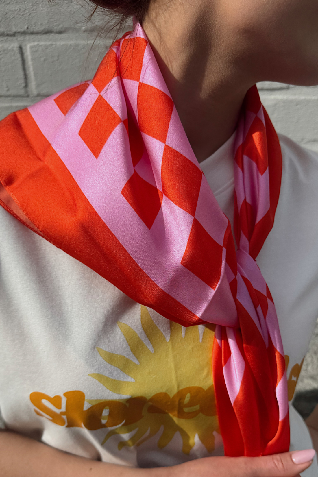 CIAO PINK SCARF