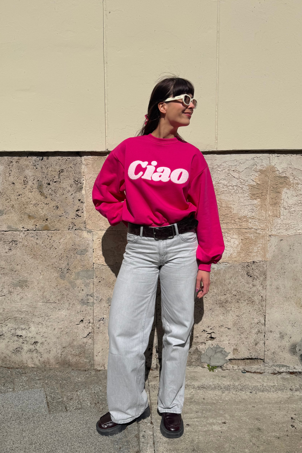 CIAO VACANZA SUMMER PINK SWEATSHIRT