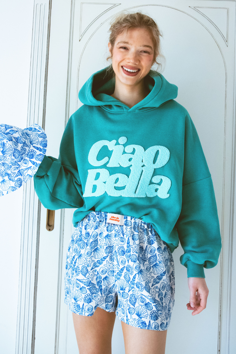 CIAO BELLA SEA AZURE HOODIE