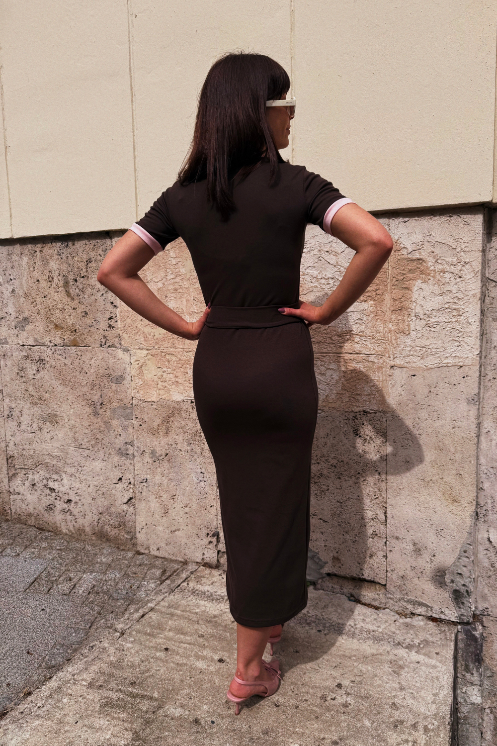 TREVI CHOCOLATE DRESS