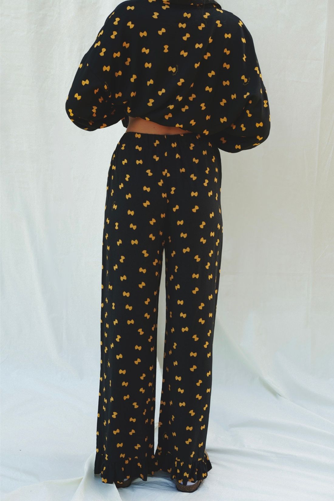 FARFALLE BLACK TROUSERS