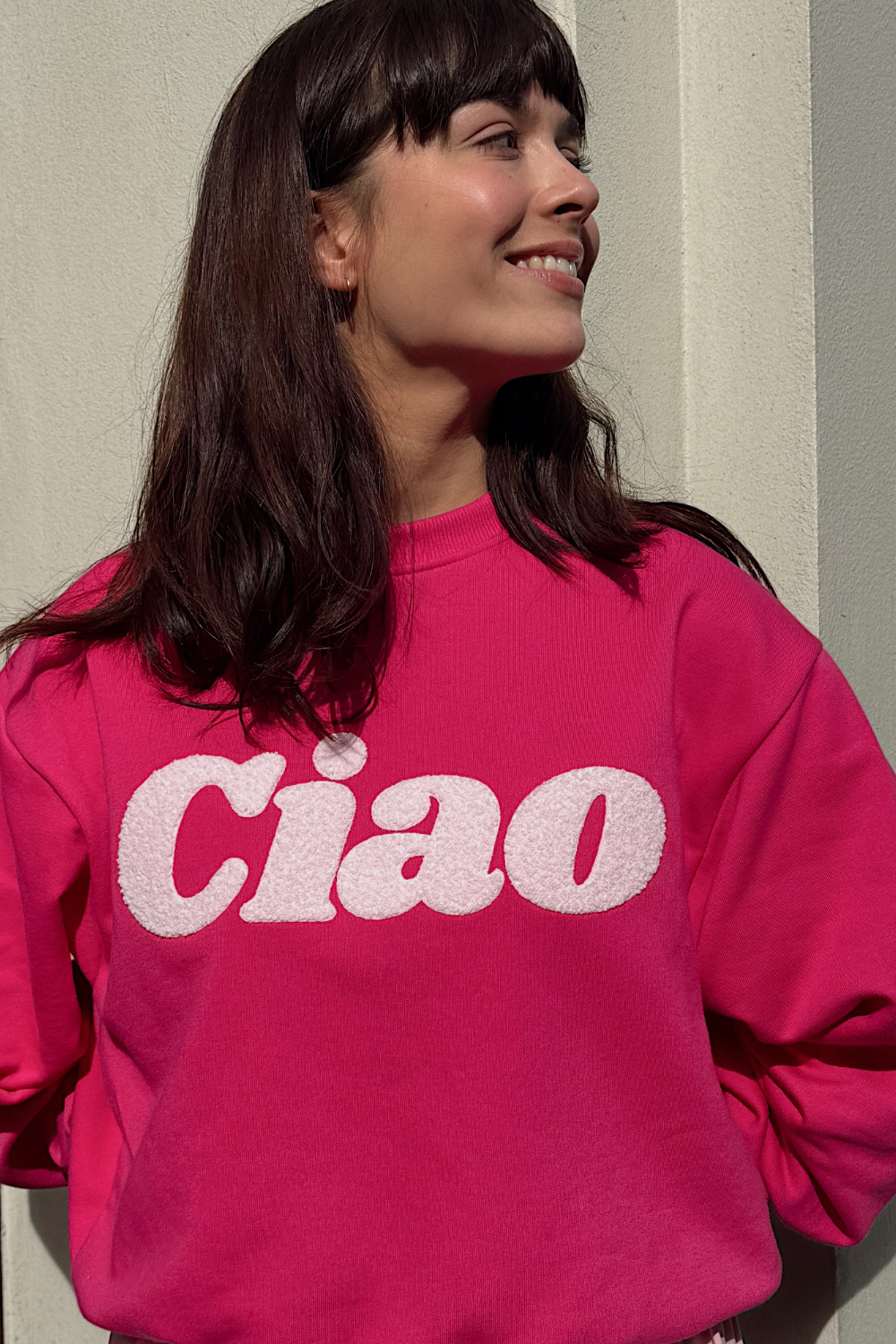 CIAO VACANZA SUMMER PINK SWEATSHIRT