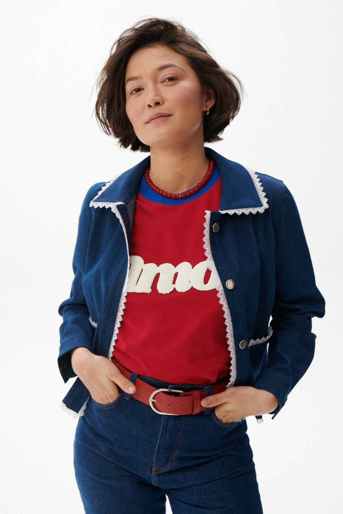 T-SHIRT AMOR CZERWONY