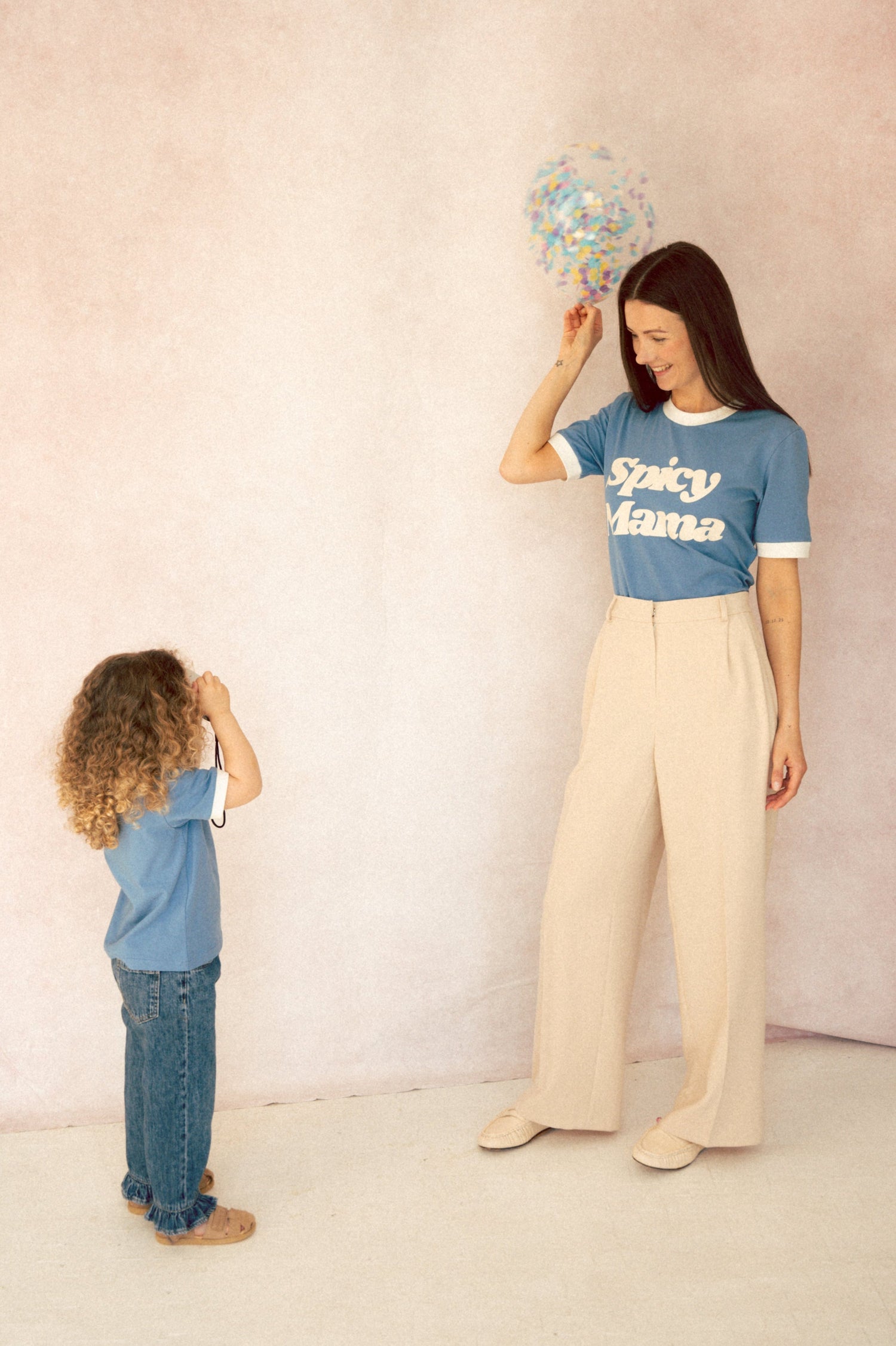 SPICY MAMA BLUE T-SHIRT