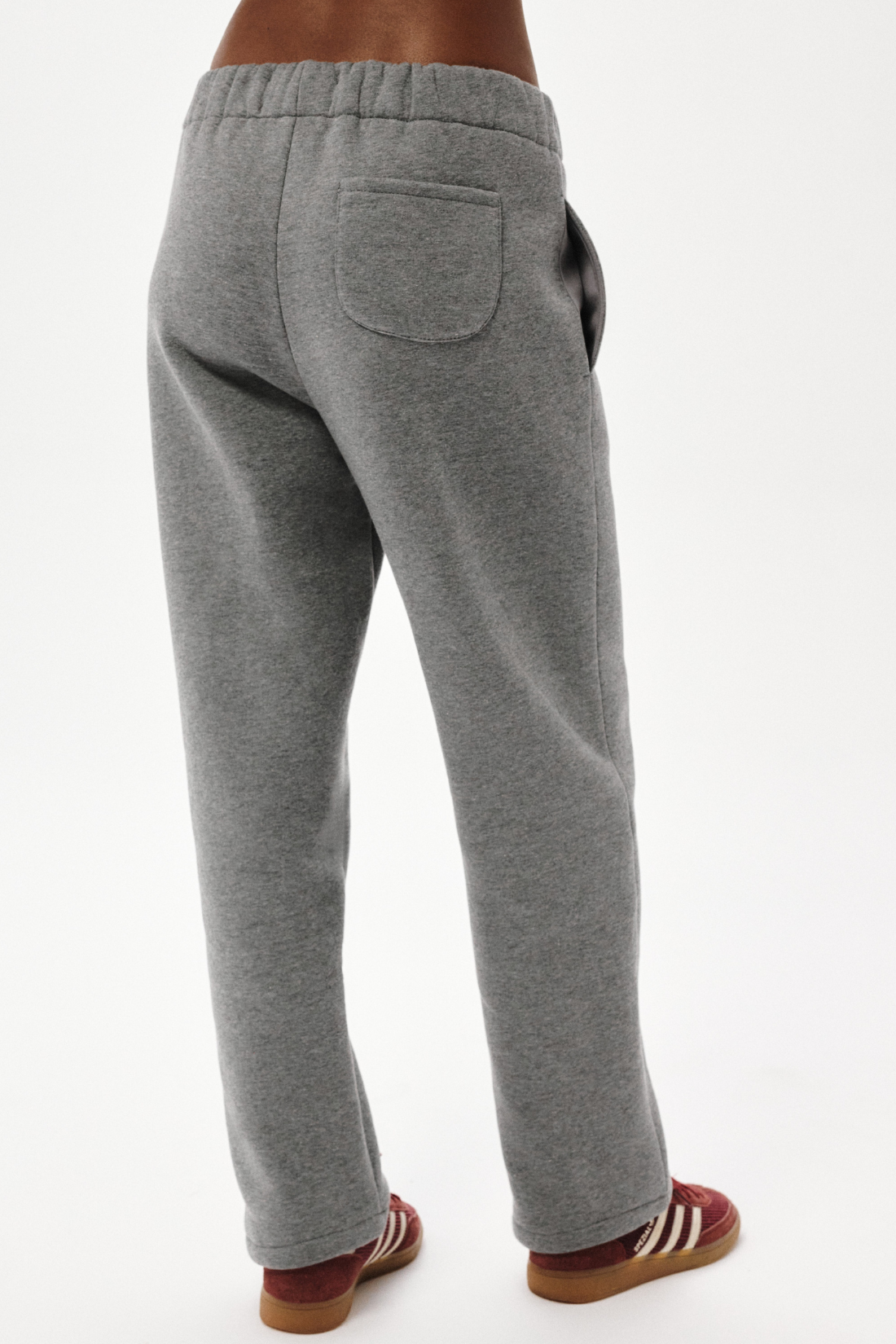 DOMENICA GRAY MELANGE TROUSERS