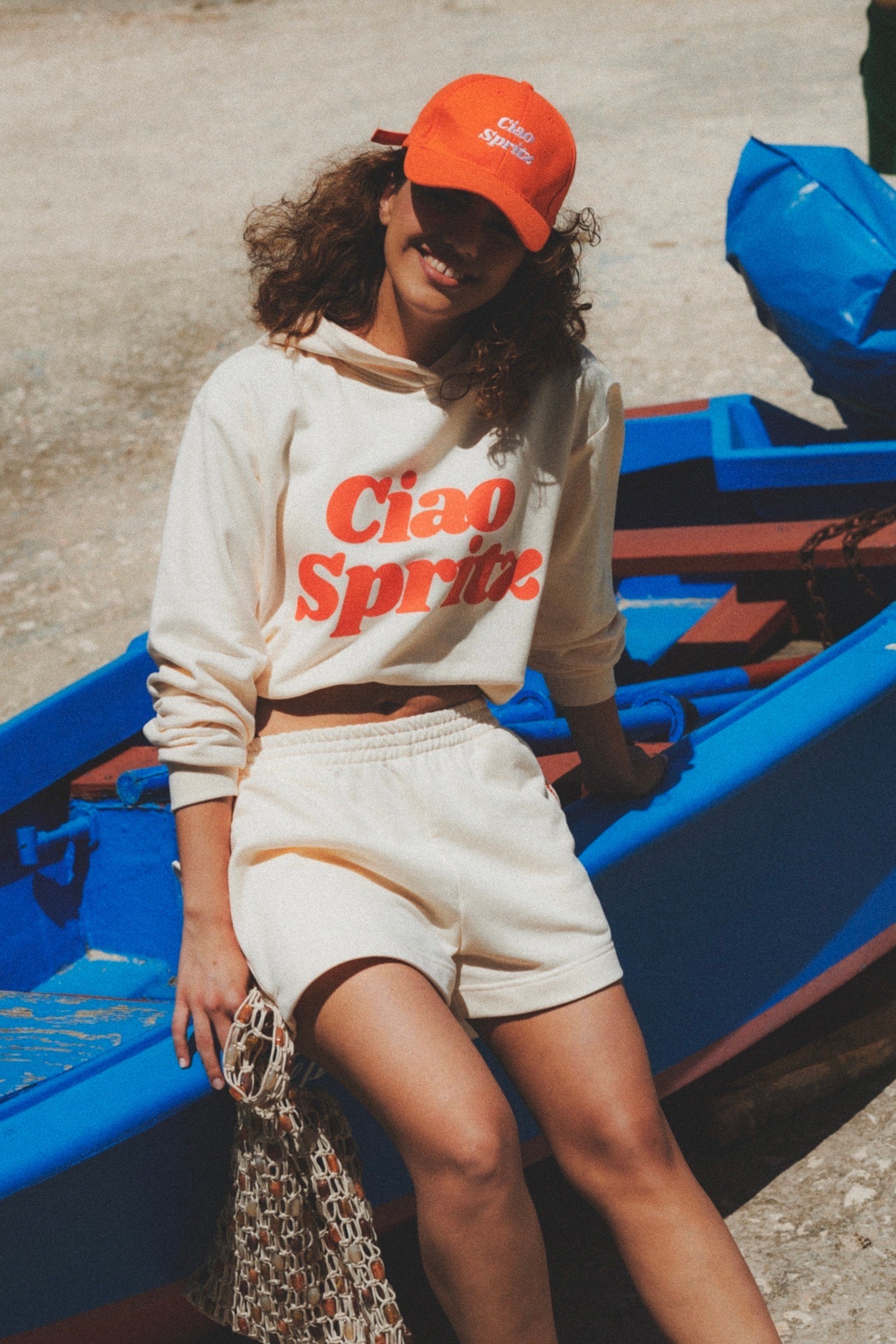 CIAO SPRITZ CREAM HOODIE