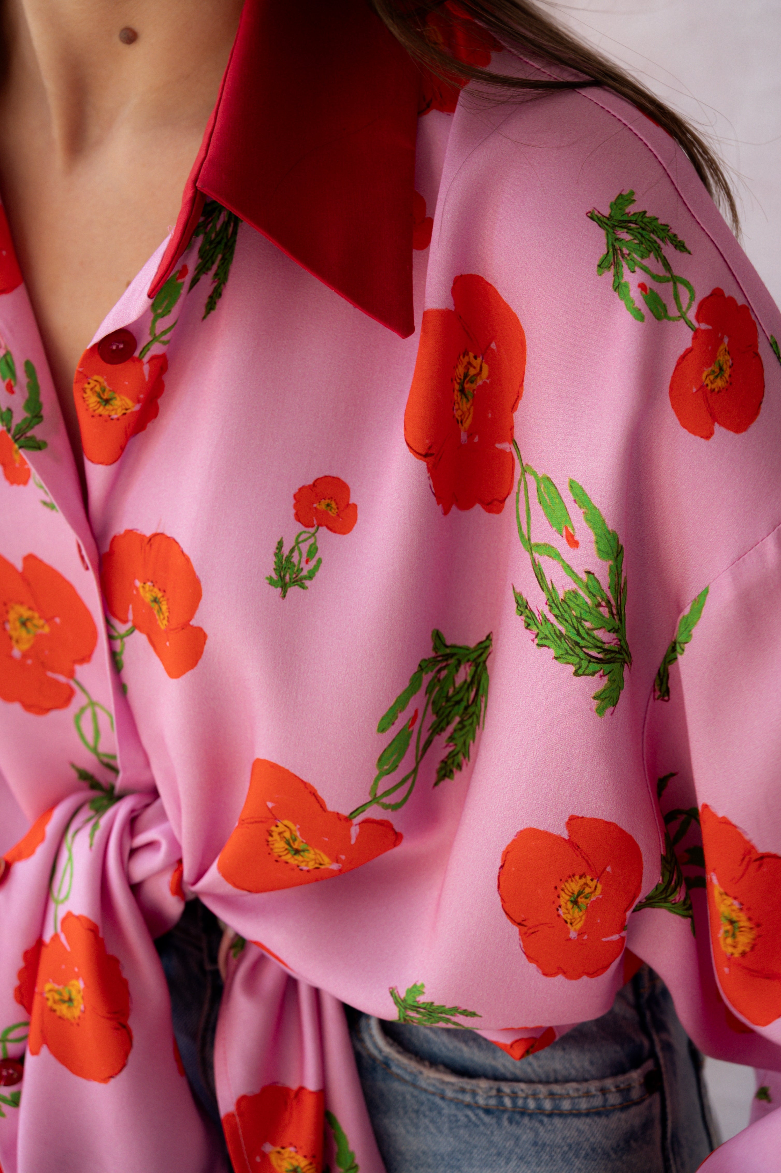 POPPY PINK SHIRT