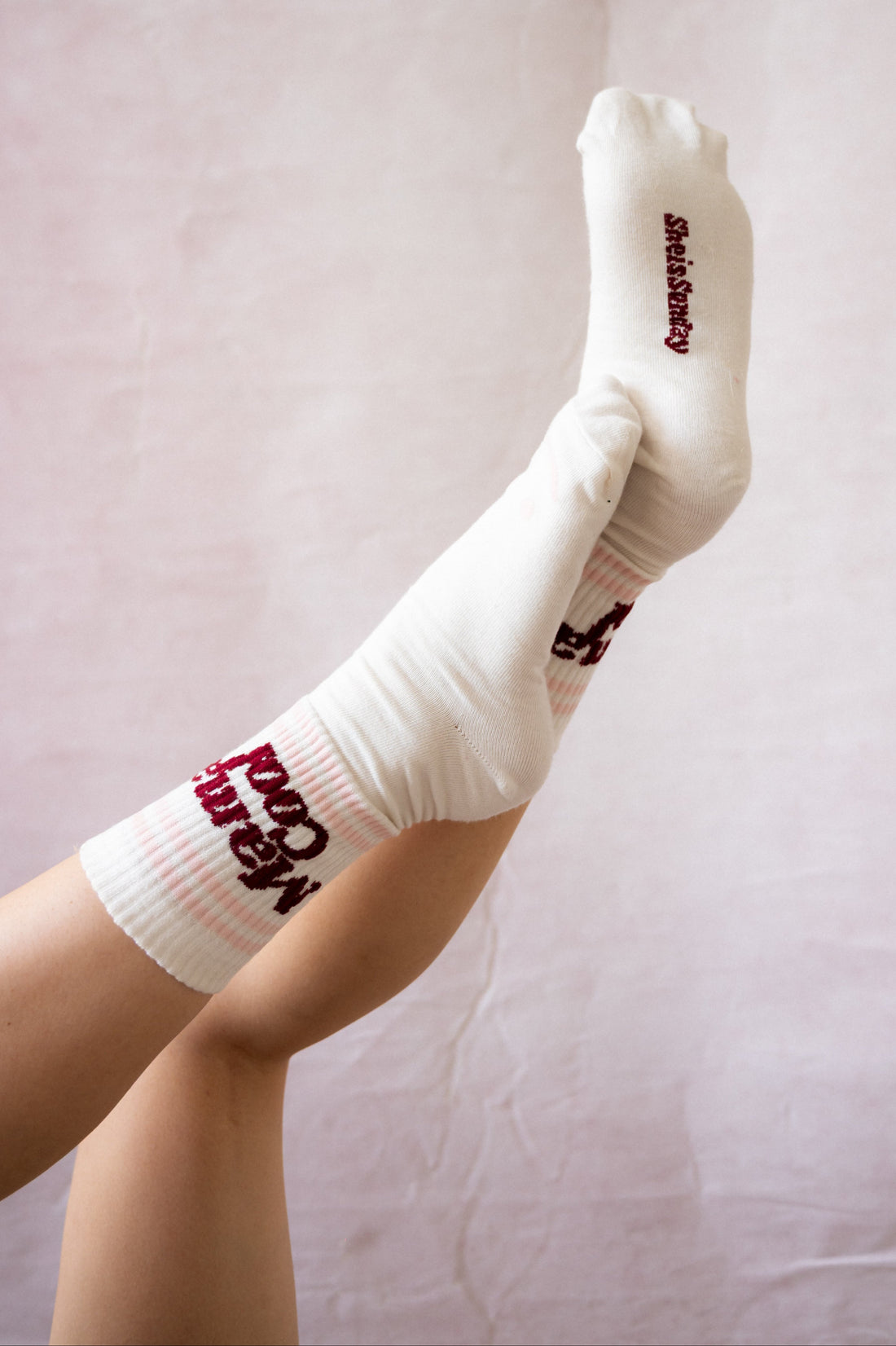 MAMA COOL WHITE SOCKS