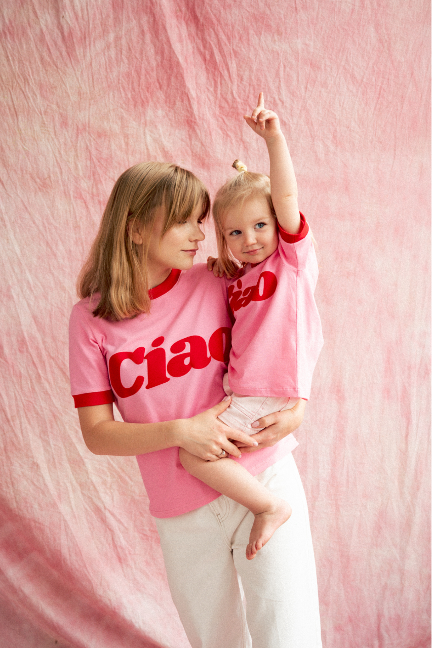 CIAO SUNDAY PINK T-SHIRT