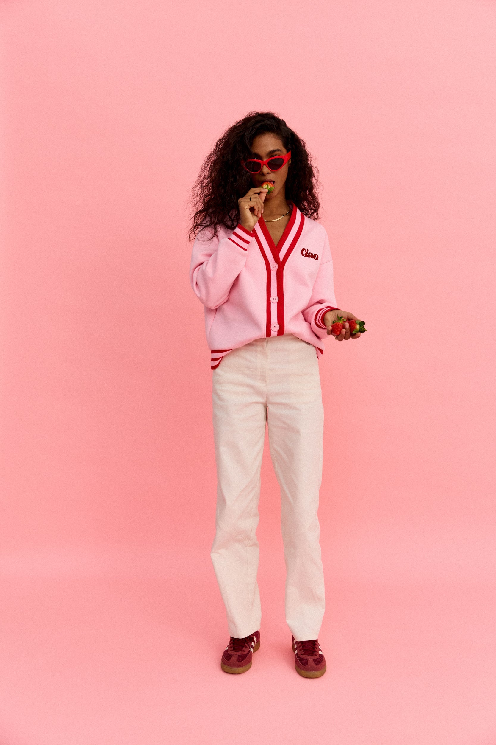 CARDIE PINK CARDIGAN