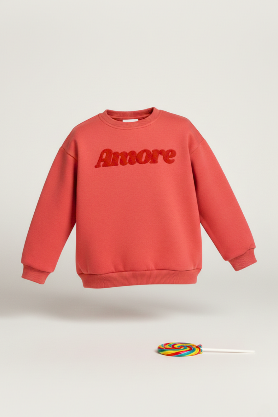 AMORE RED SWEATSHIRT MINI