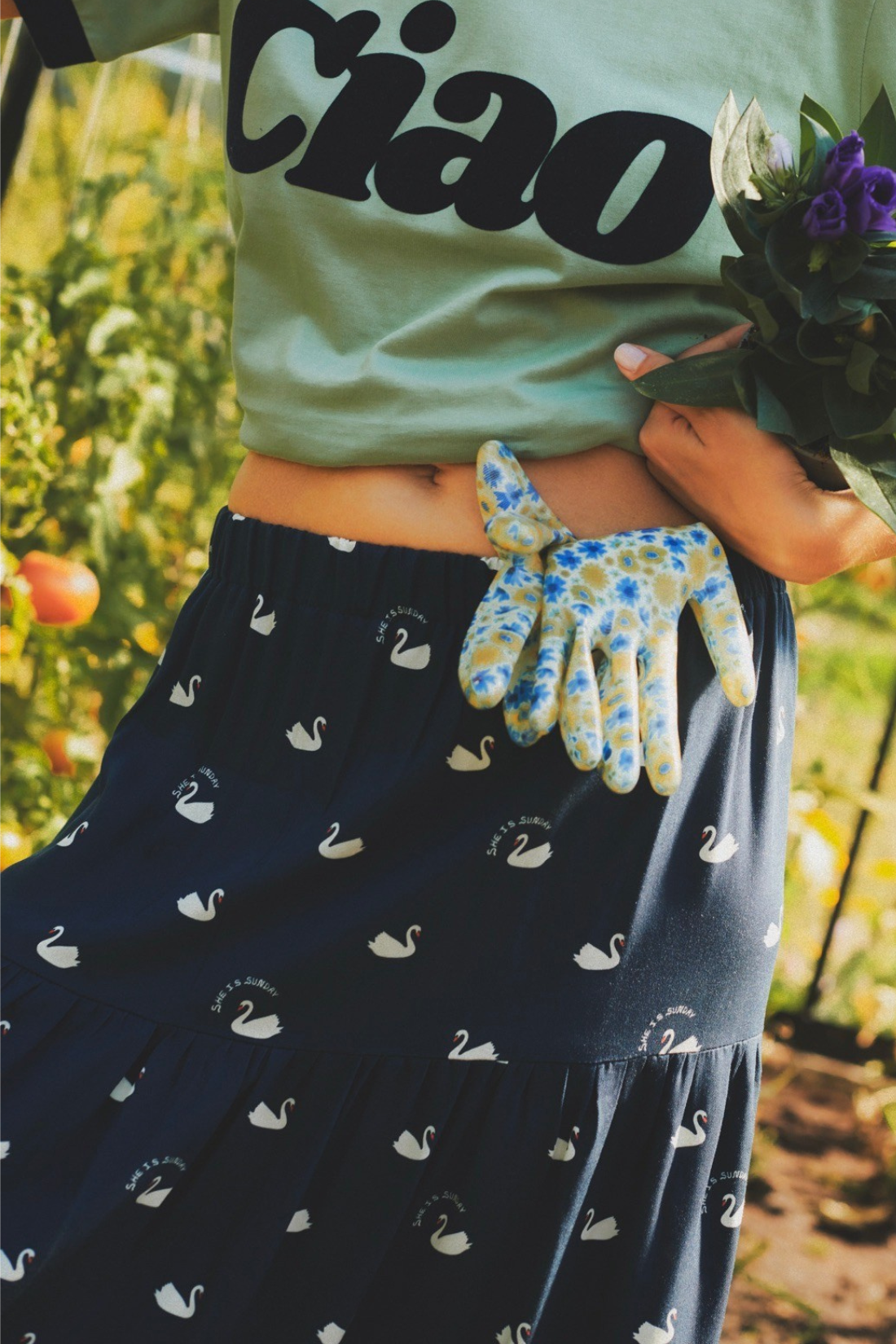 SELVA CIGNO BLU SKIRT