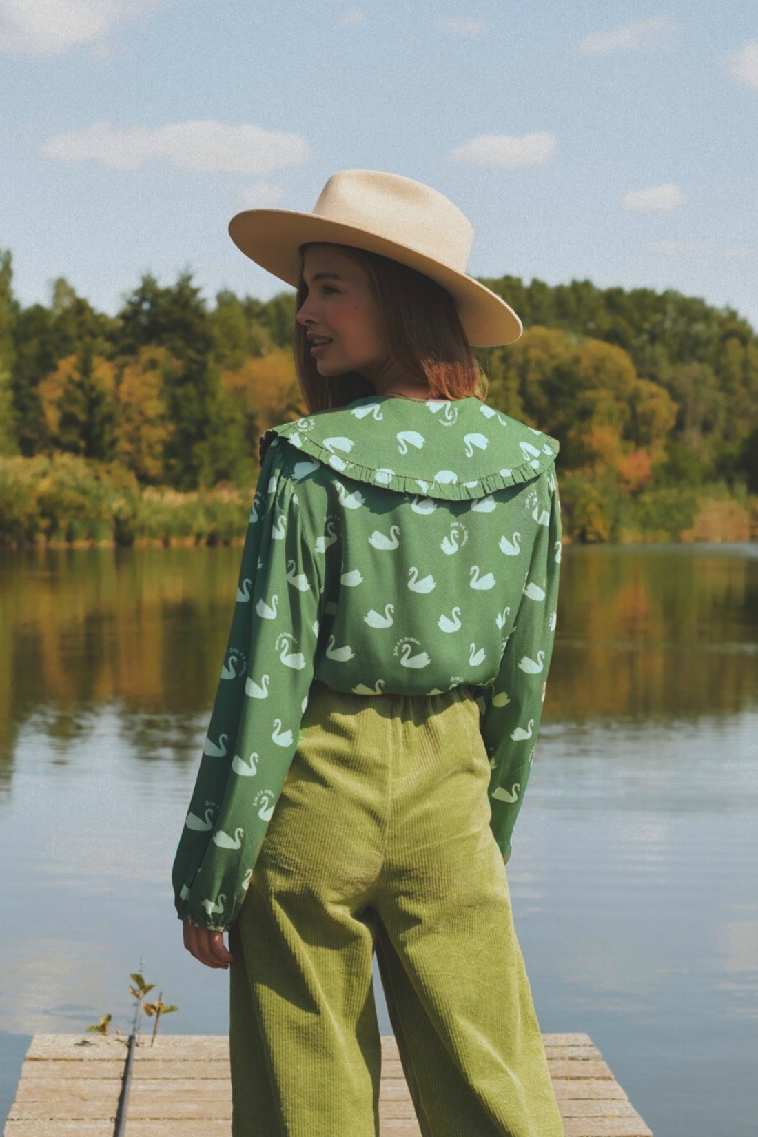 BELLINA CIGNO VERDE SHIRT