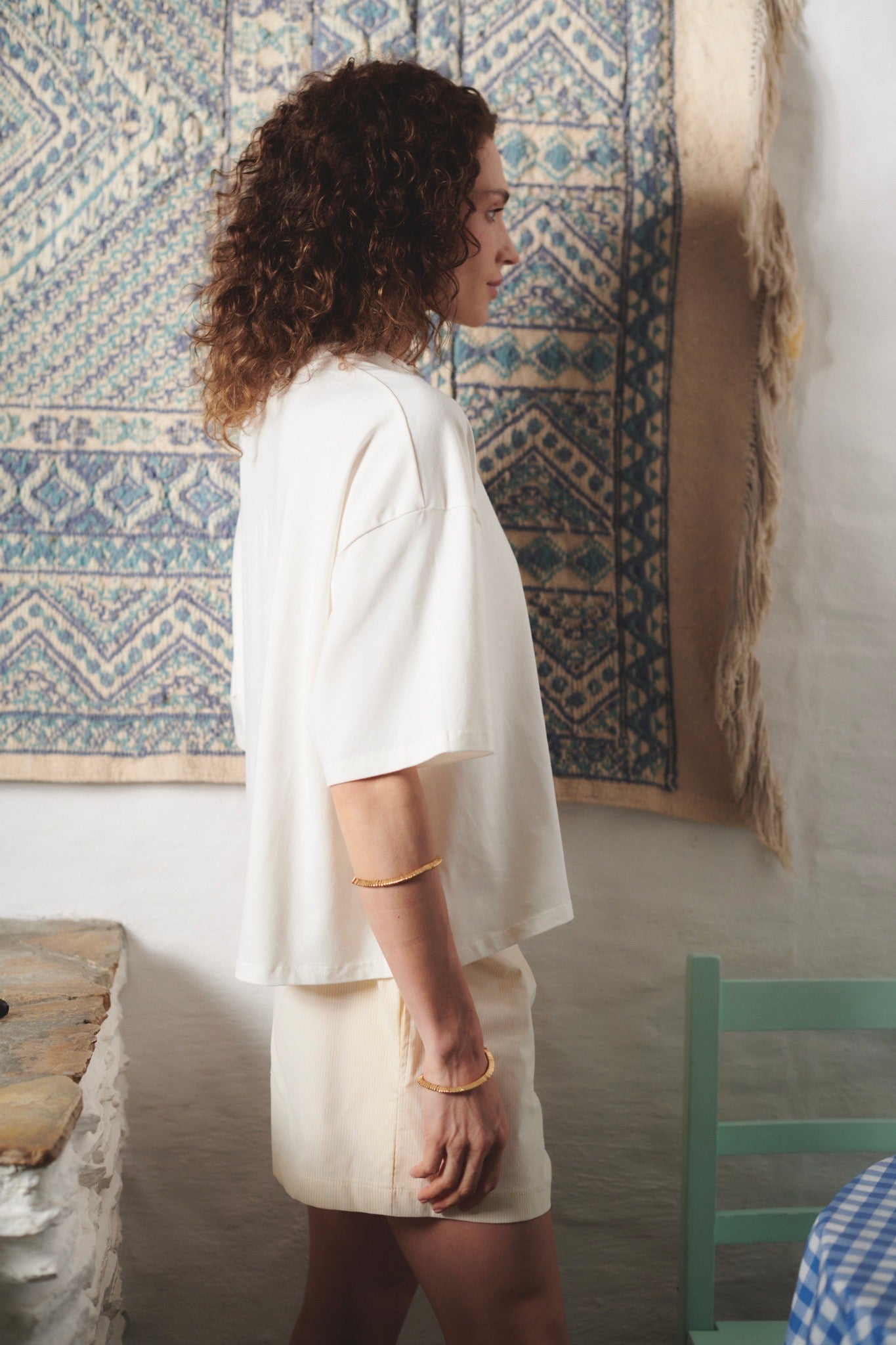 OLIVE BOXY T-SHIRT