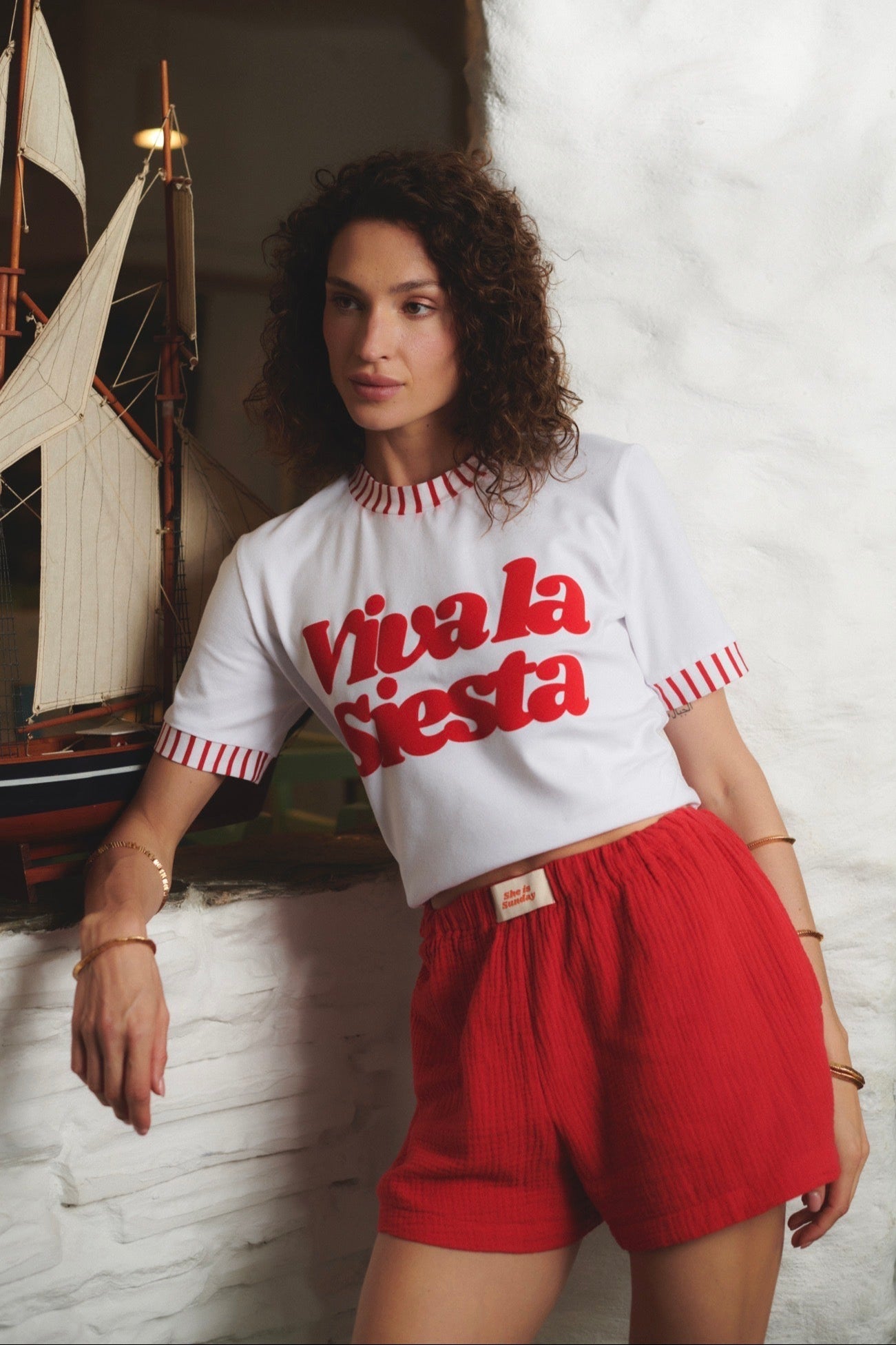 SIESTA WHITE T-SHIRT