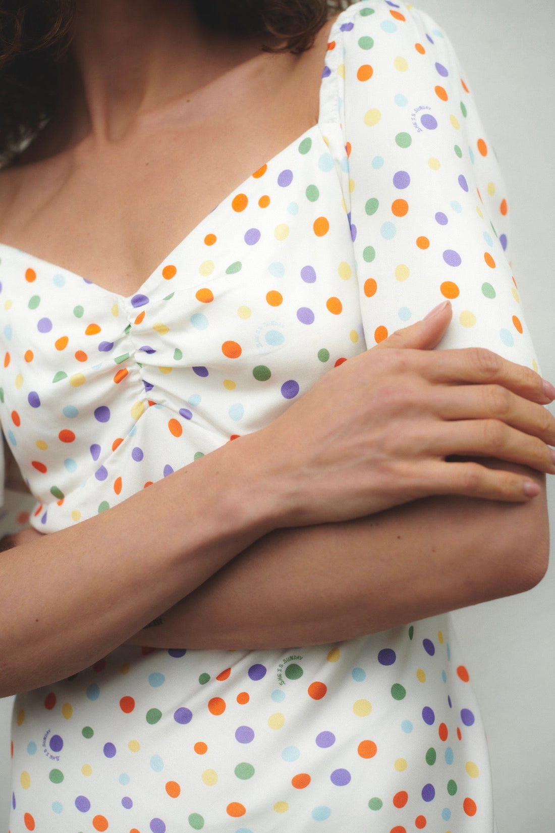 AMELIA POLKA DOTS DRESS