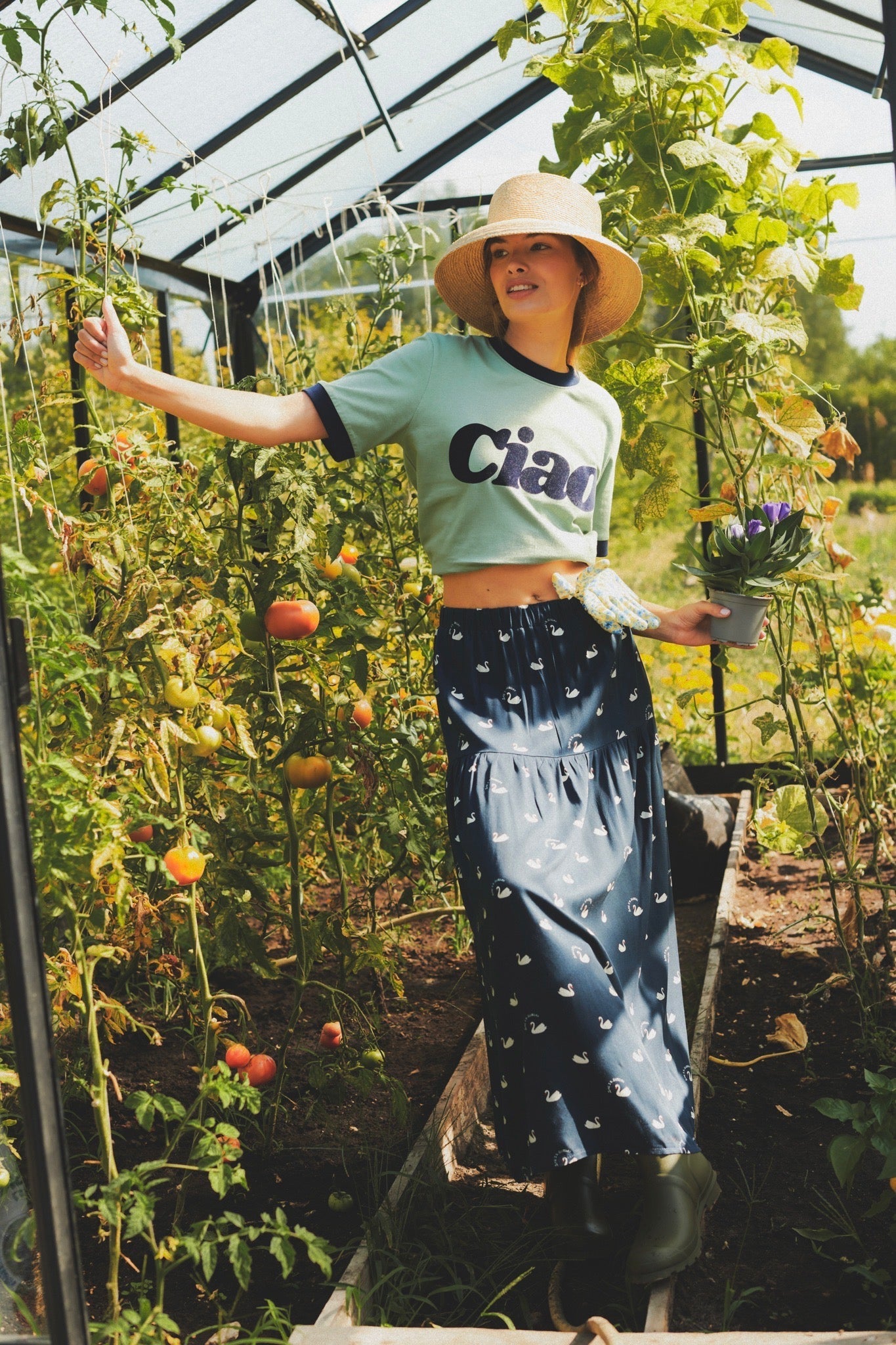 CIAO GREEN T-SHIRT