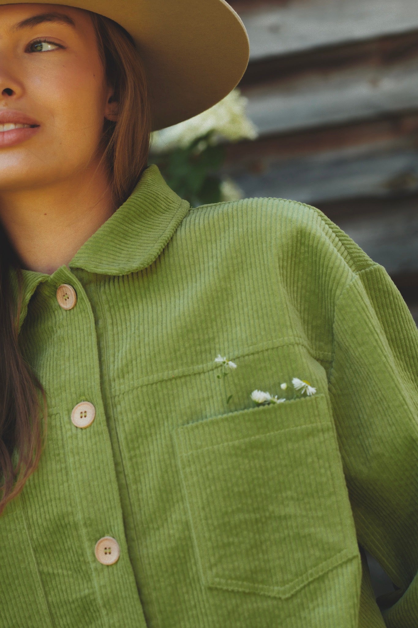 SELVAGGIA OLIVE JACKET