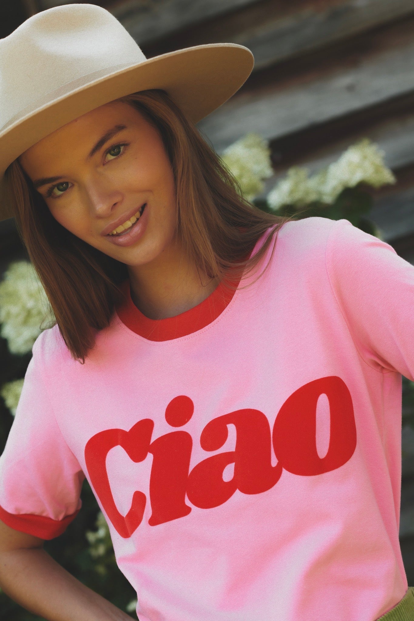 CIAO SUNDAY PINK T-SHIRT