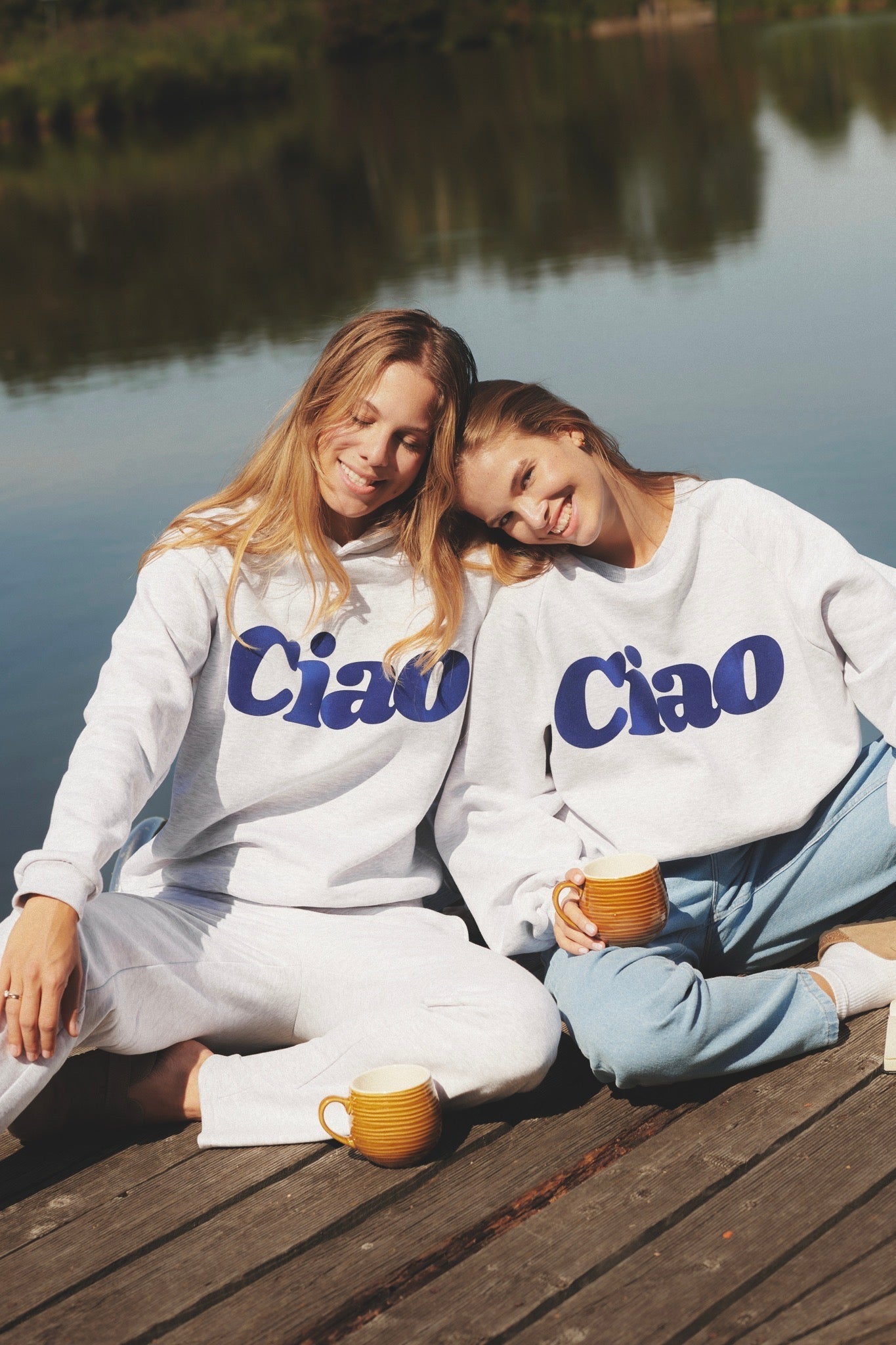CIAO GREY MELANGE HOODIE