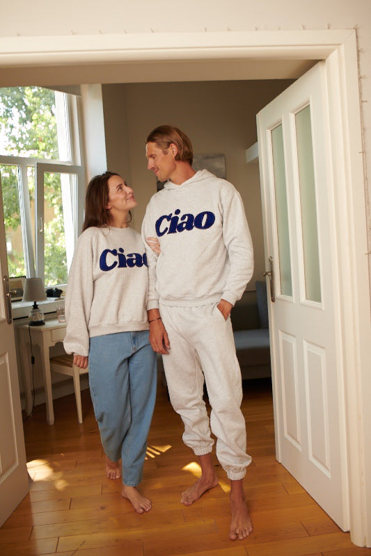 CIAO GREY MELANGE SWEATSHIRT