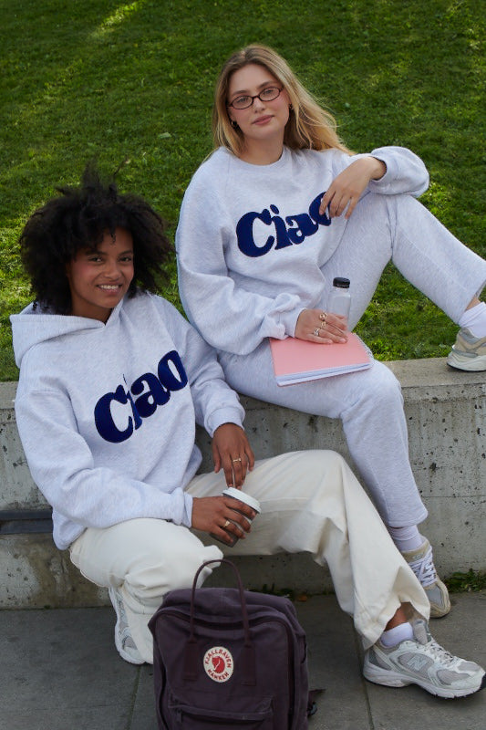CIAO GREY MELANGE HOODIE